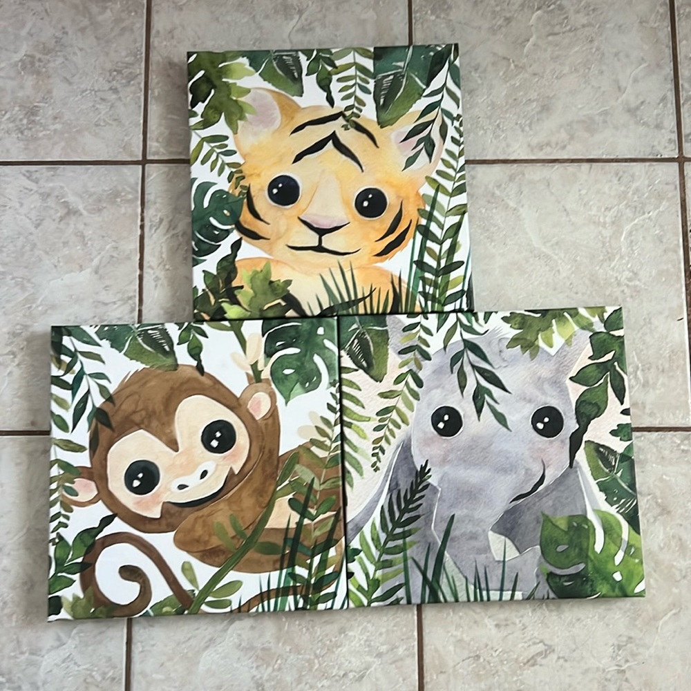Children’s wall canvas decorations